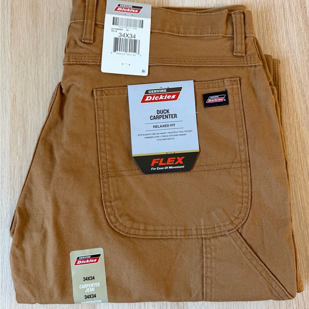 Dickies Tan Duck Carpenter Pants